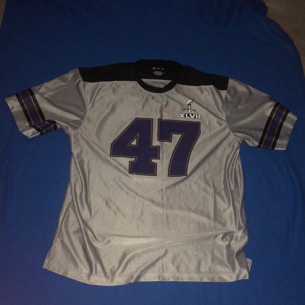 BALTIMORE RAVENS SUPER BOWL 47 OFFICIAL JERSEY